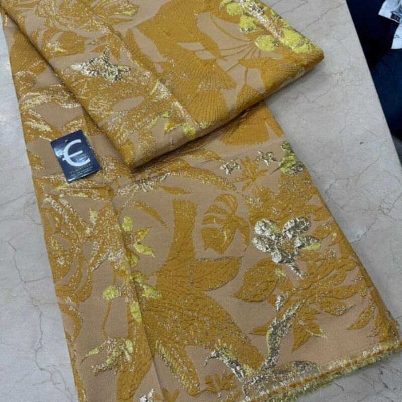 Royal Heritage Damask Brocade with Gold Lurex