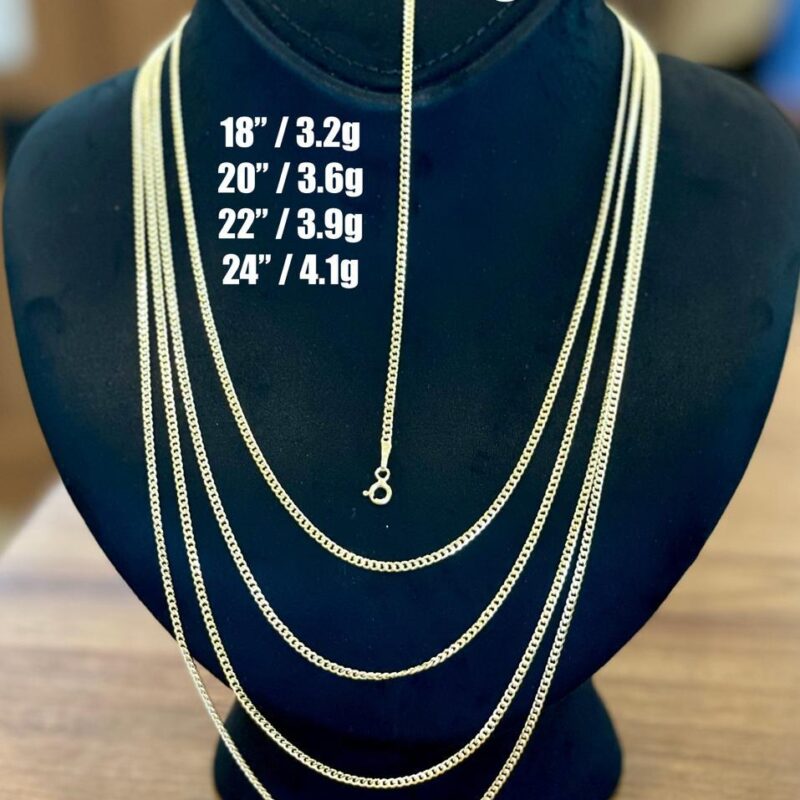 Delicate Everyday Curb Chain Necklace