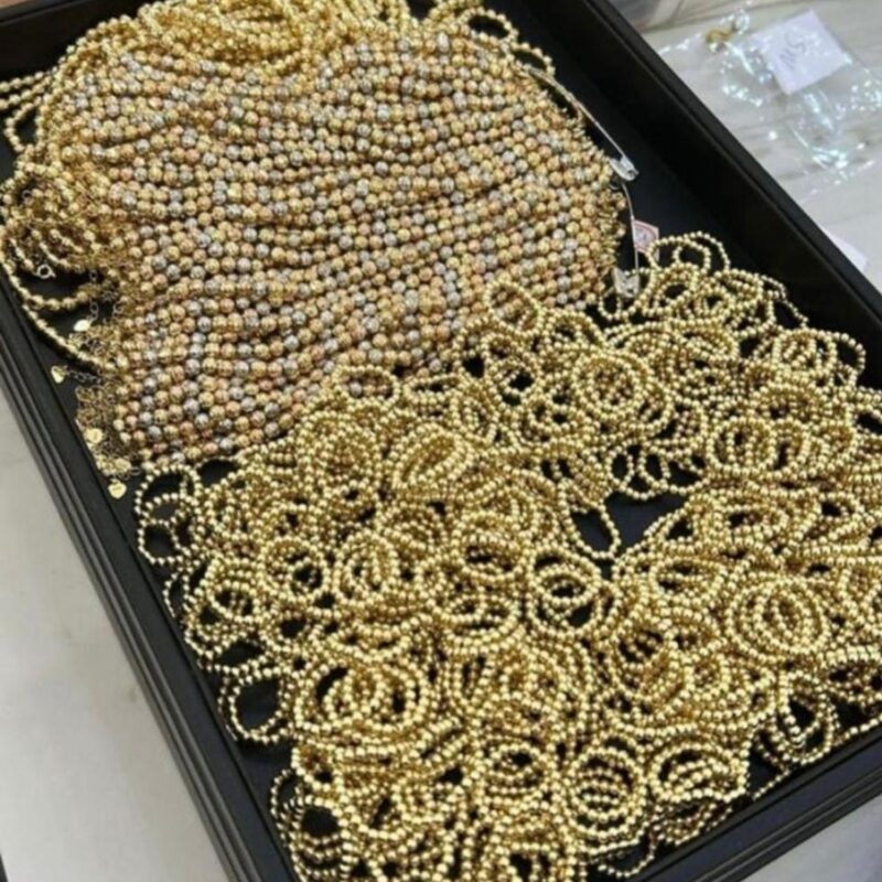 Gold Ball Chain Necklaces / Bracelets