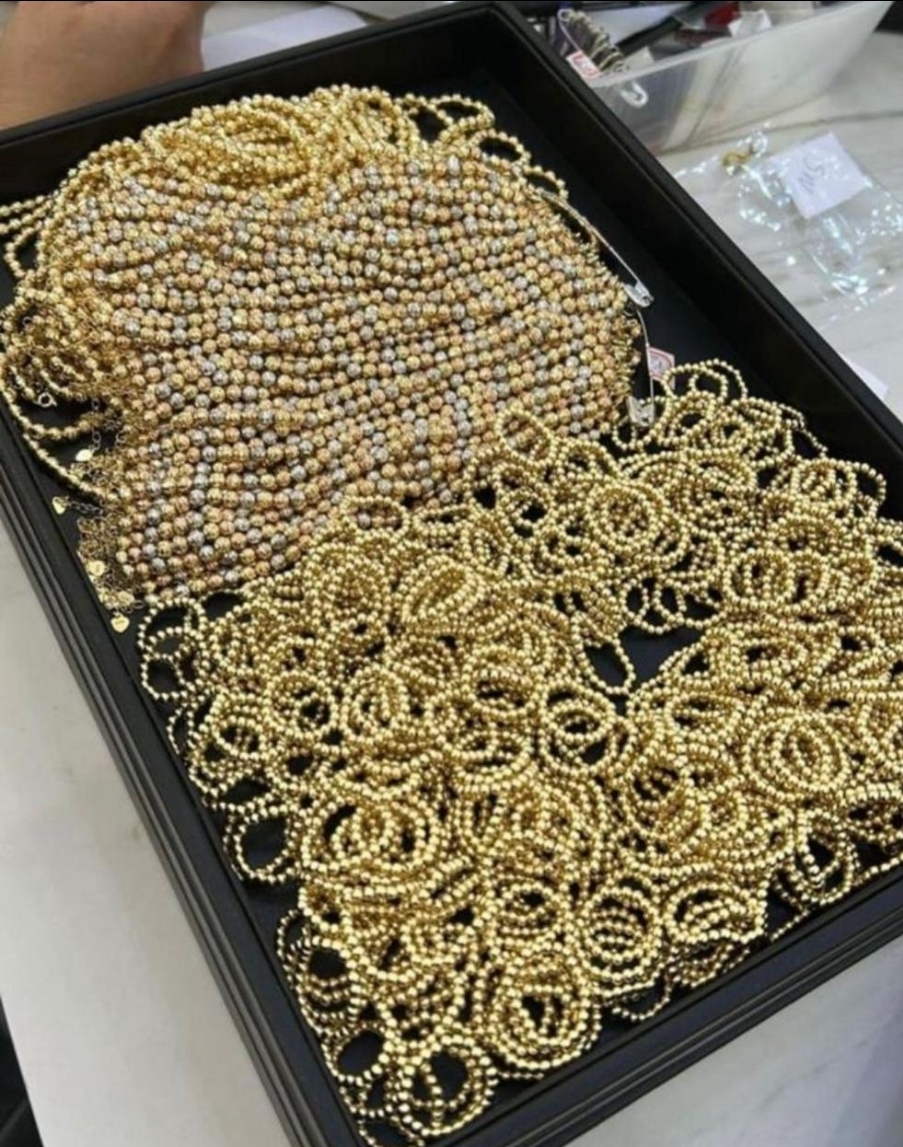 Gold Ball Chain Necklaces / Bracelets