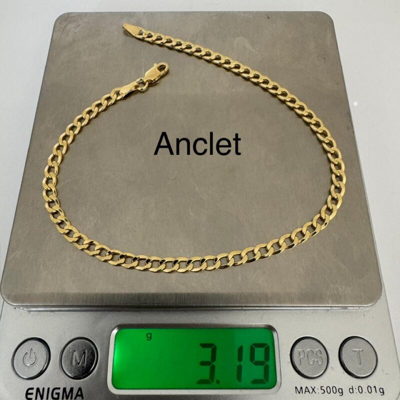 Curb Chain Anklet (3.19g)
