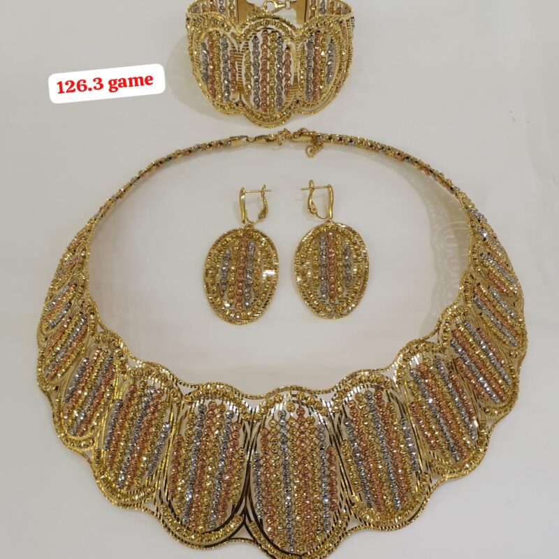 Tri-Tone Scalloped Bead Set (126.3g)