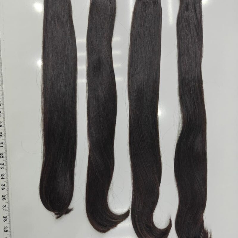 Straight Human Hair Bundle – Natural Black